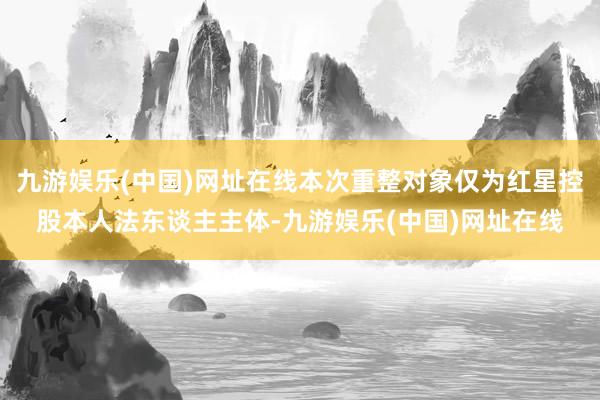 九游娱乐(中国)网址在线本次重整对象仅为红星控股本人法东谈主主体-九游娱乐(中国)网址在线