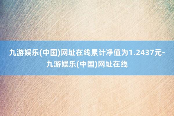 九游娱乐(中国)网址在线累计净值为1.2437元-九游娱乐(中国)网址在线