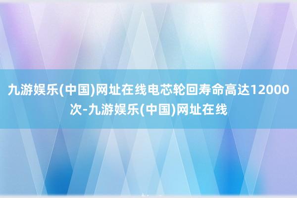 九游娱乐(中国)网址在线电芯轮回寿命高达12000次-九游娱乐(中国)网址在线