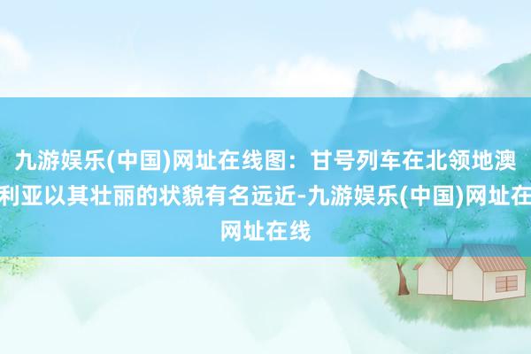 九游娱乐(中国)网址在线图：甘号列车在北领地澳大利亚以其壮丽的状貌有名远近-九游娱乐(中国)网址在线